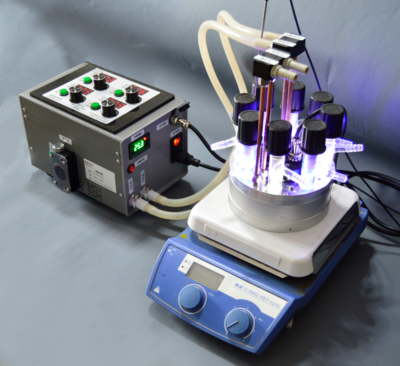 八位平行光催化反应系统